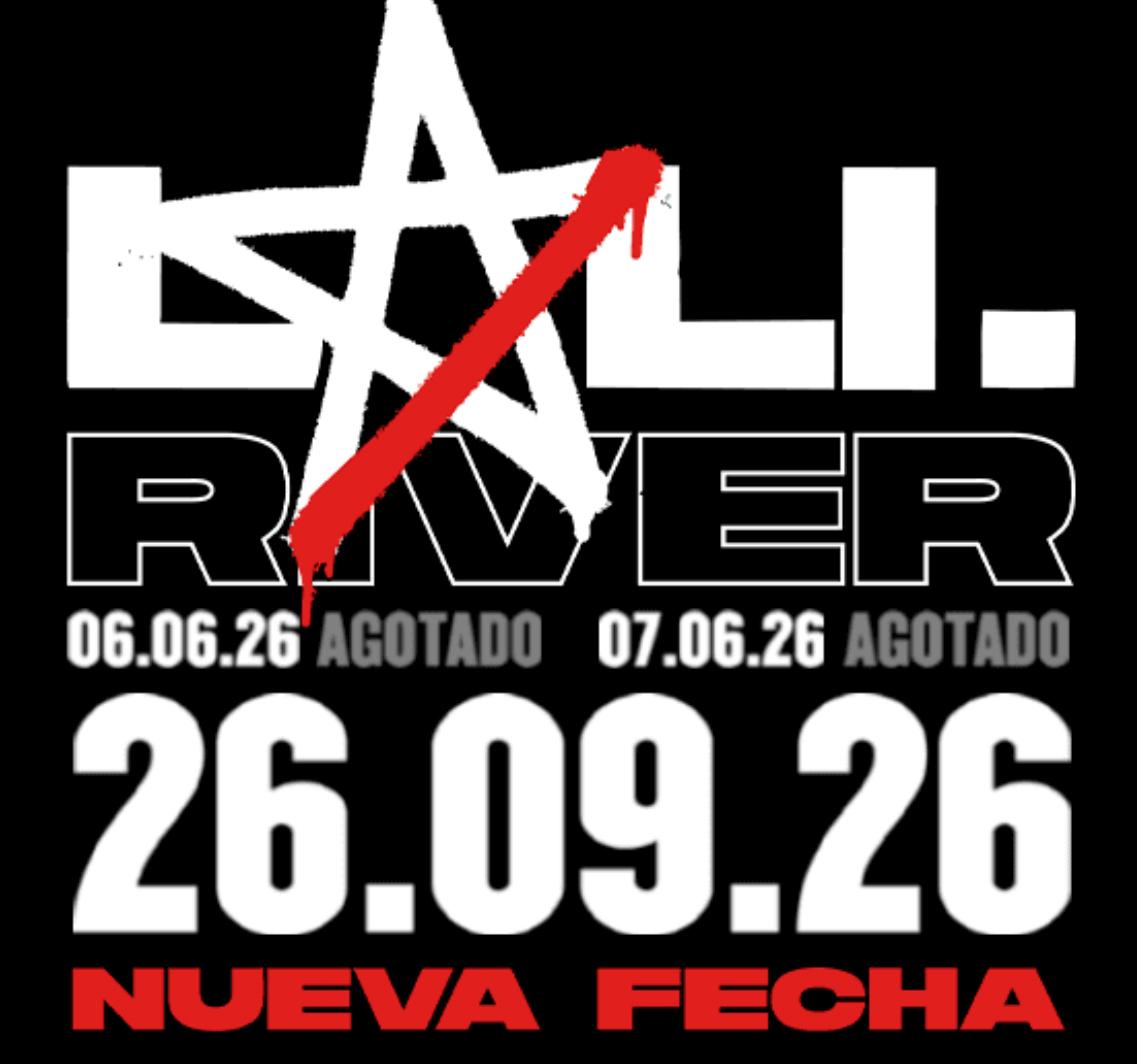 Flyer de Lali en River: nueva fecha 26 de septiembre de 2026